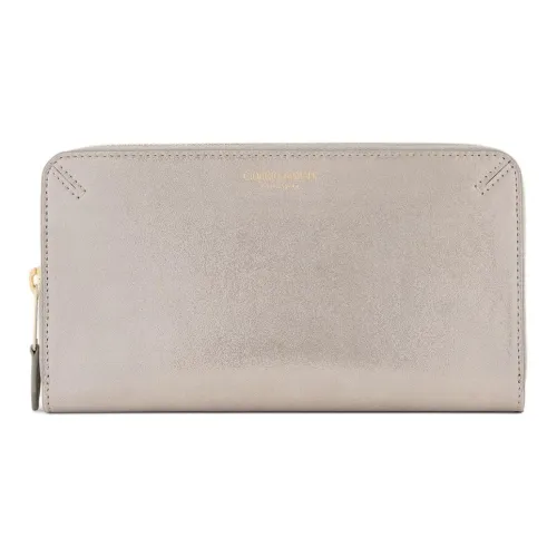 GIORGIO ARMANI Телячья кожа Кошелек Женские Серый Бежевый