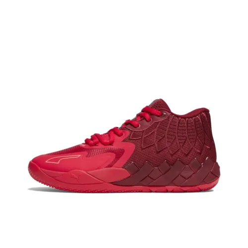 PUMA MB.01 Винтажные баскетбольные кроссовки MID Топ Красный Мужской