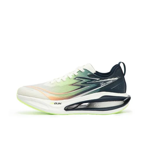 361° Charcoal Floating Series Беговые кроссовки Низкий верх Белый Синий Мужской