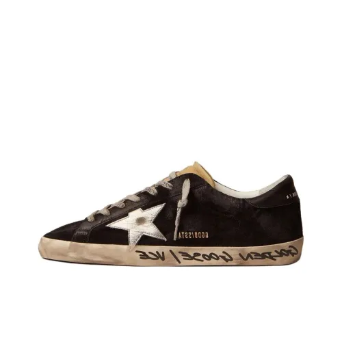 Golden Goose Супер Звезда Кеды Низкие Черные Мужские