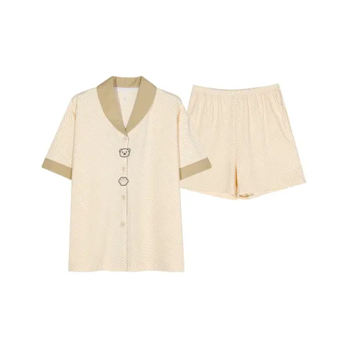 Kerener Pajama Комплект Женский Абрикос