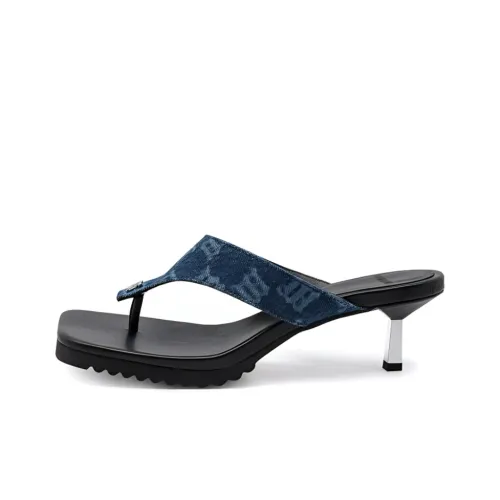 Misbhv Sasha Слипоны Женские Джинсовый Синий