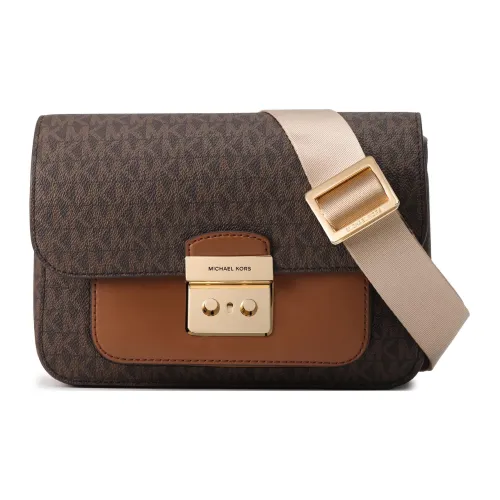 MICHAEL KORS Искусственная кожа Camera Сумка Сумка через плечо Средняя Женская Темно-коричневая