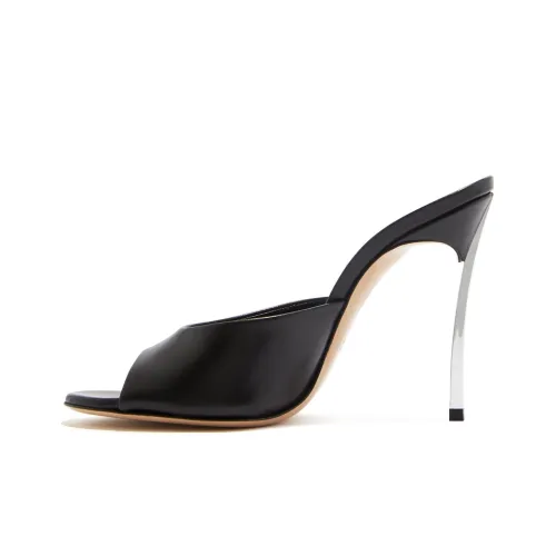 Casadei Blade Minorca Слипоны Черные Женские