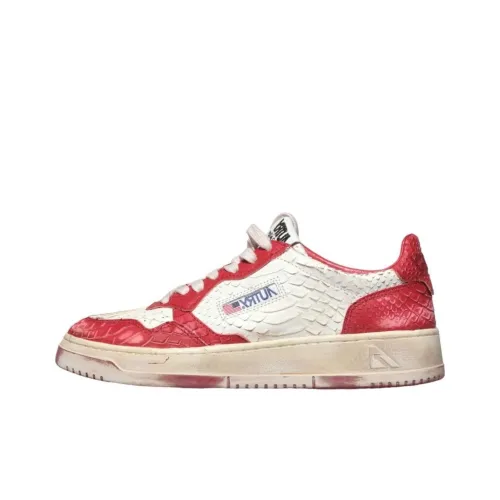 AUTRY Низкие кроссовки для скейтбординга Женские Белые Красные