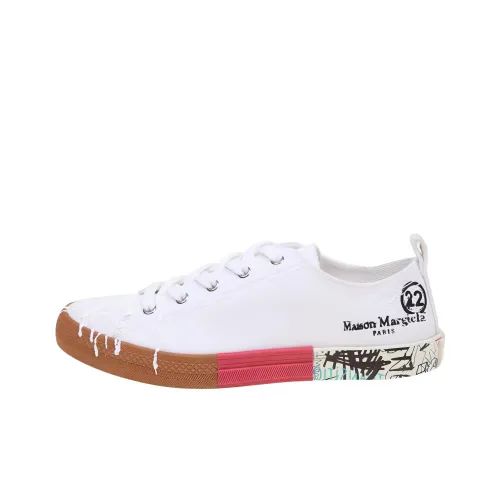 Maison Margiela Tabi Low Топ Стильные Скейтбординги Женские Белые