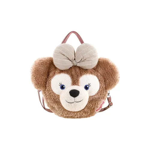 Disney Artificial Fur Shoulder Bag Backpack Clutch Large Baby Brown