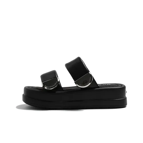 MIS. DANNY Тапочки с устойчивым покрытием Женские Черный Бежевый Розовый