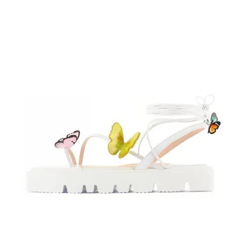SOPHIA WEBSTER Vanessa one Ремень Сандалии Женские Белые