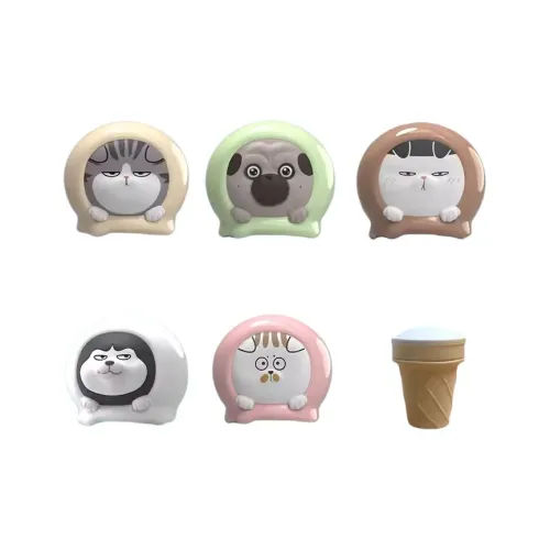52TOYS Wuhuang Кошка Баланс Мороженое Складной Веселье Слепые коробки 10 для одной слепой коробки целой коробки