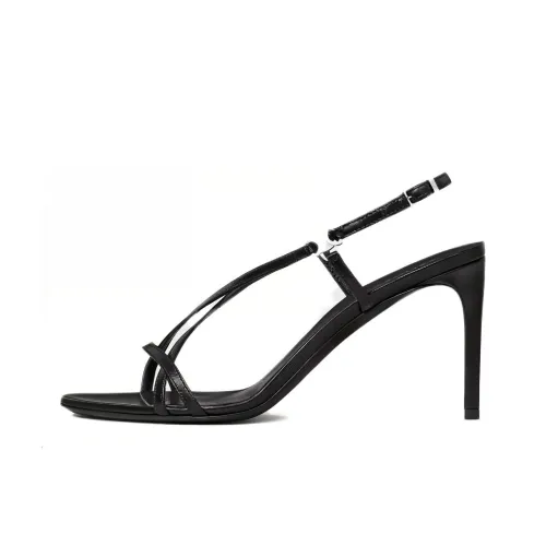 CELINE One Ремешок Сандалии Женские Черные