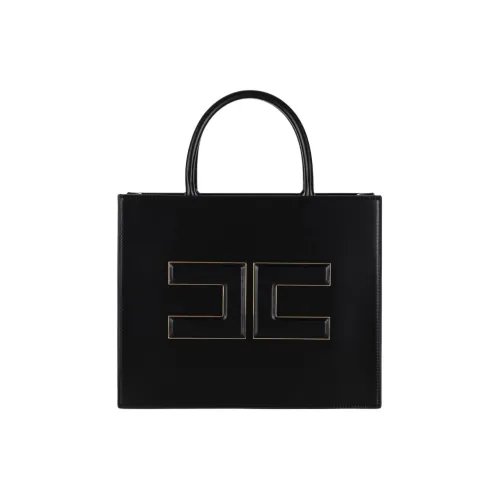 Elisabetta Franchi Синтетический материал Сумка через плечо сумка среднего размера женская черная