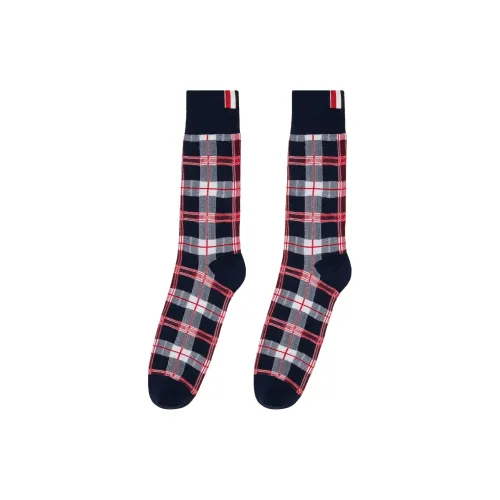 THOM BROWNE Морской синий Мужской MID Носки до икры