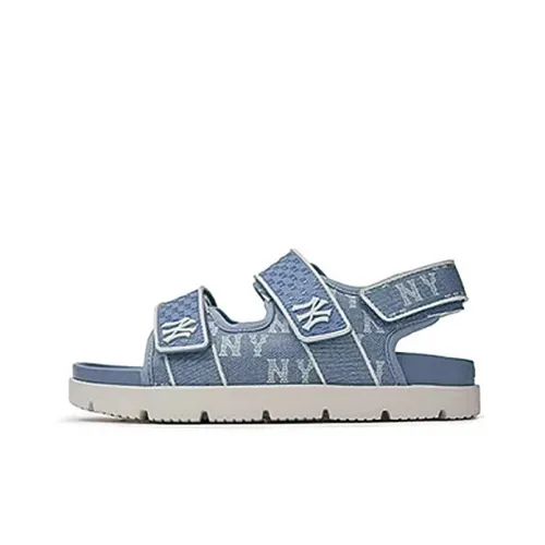 Mlb Base Logo Sandals Beach Sandals Unisex Blue Млб Базовый Лого Сандалы Пляжные Сандалии Унисекс Синий