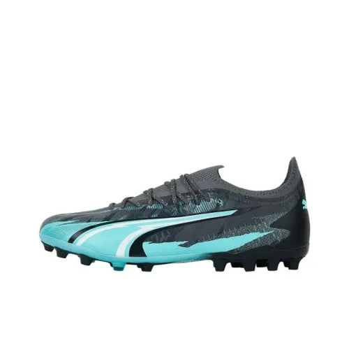 PUMA Ultra Ultimate MG MULTI Ground Амортизация Износостойкие футбольные бутсы для игры на траве унисекс черный синий