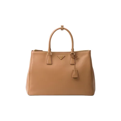 PRADA Сумка через плечо из кожи сумка Extra Large женская коричневая