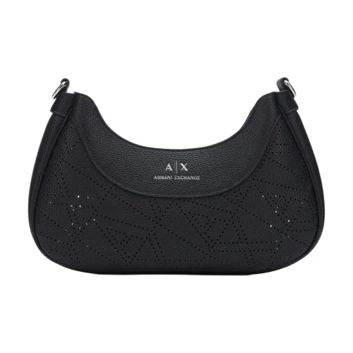ARMANI EXCHANGEAE ПУ (полиуретан) Синтетическая кожа Пельмени Сумка Сумка через плечо Сумка на плечо Женская Черная