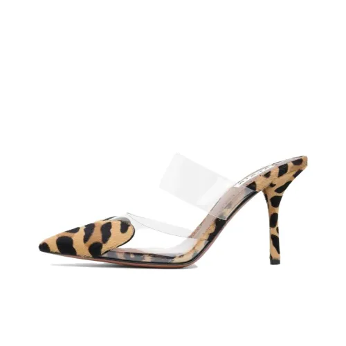 Alaia Домашние тапочки 9 см Женские Коричневые Черные