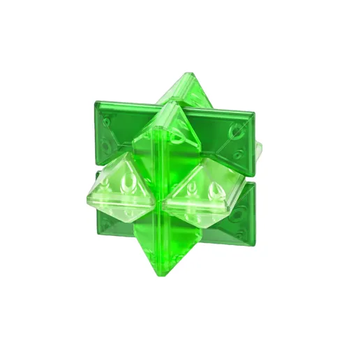 Qiyi Rubik's Cube Китайский модный тренд винтаж стекло цвет механизм блокировки игрушки