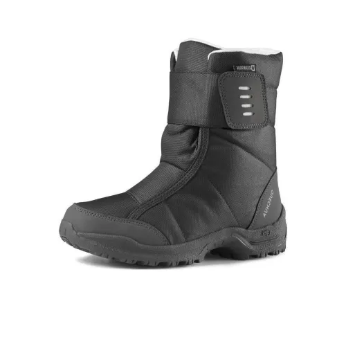 DECATHLON Термостойкий устойчивый к истиранию противоскользящий водонепроницаемый Crew сноубутсы мужской черный