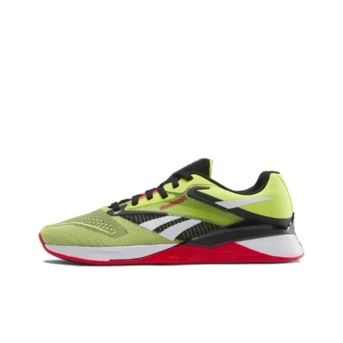 REEBOK Nano X4 Low Топ Тренировочные Кроссовки Унисекс Черный Красный Зеленый