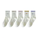 5 пар [Светло-серый, Хаки, Розовый, Имбирно-желтый, Фиолетовый]