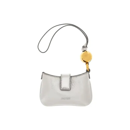 Jacquemus Lambskin Clutch Women's Silver