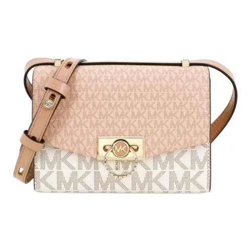 MICHAEL KORS Hendri Искусственная кожа Сумка через плечо Женская Балетный розовый Ванильный белый