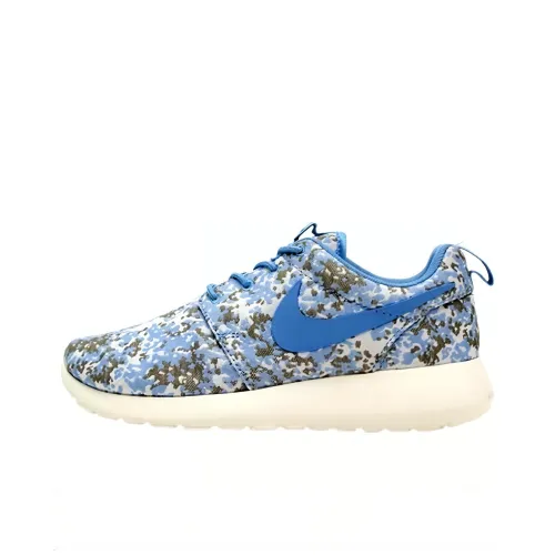 Nike Roshe Run Slip-Resistant Low Top Беговые кроссовки Женские Blue