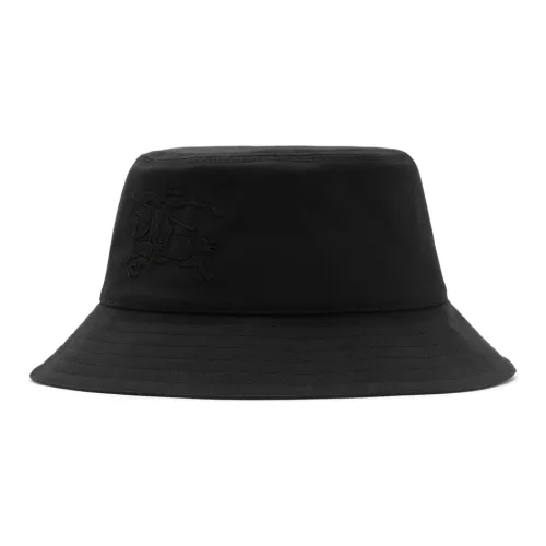 Burberry Полиэстер Хлопковая Смешанная Шляпа Ведро Мужская Черная