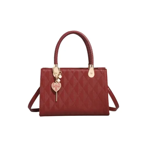 PESASRIE ПУ (полиуретан) Сумка через плечо Сумка Обычная Женская Бургунди