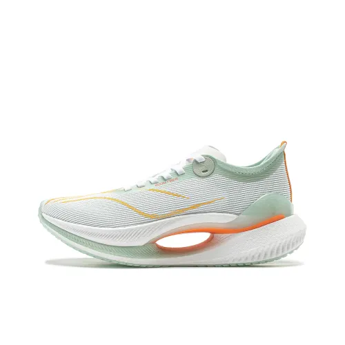 LINING Shadow 2 Essential Беговые кроссовки Низкий верх Стандартный Белый/Свет Лесной мшистый Синий Женские