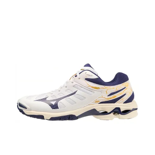 Кроссовки Mizuno Wave Voltage Collection для тренировок, низкий топ, белые, мужские