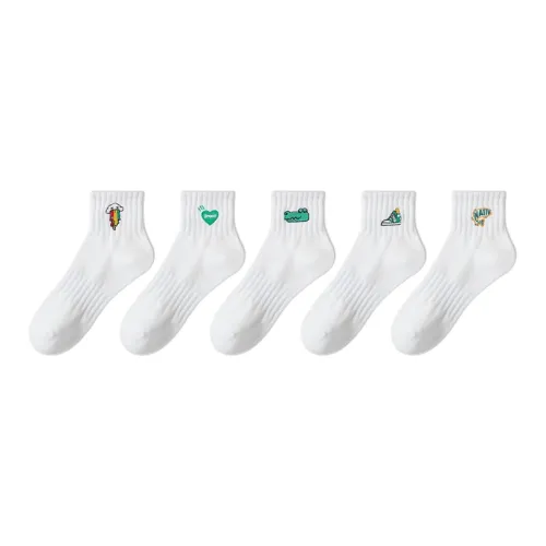 COTTON CHEESE 5 пар [16380 16392 16388 16387 16379] Мужские носки MID до икры
