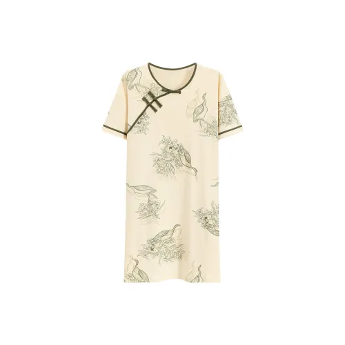 The Story Of The Flower Season Ночная сорочка Женская Абрикос