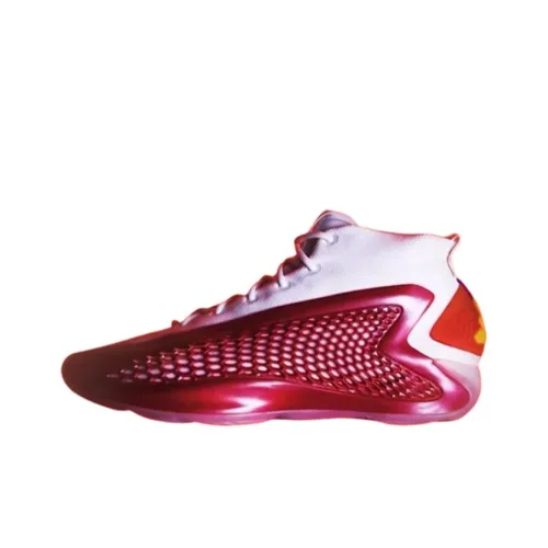 Adidas Износостойкий Дышащий MID Баскетбольные Кроссовки Мужские Красный Синий