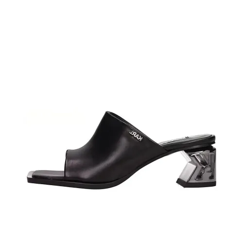 Karl Lagerfeld Слипоны 6 см Женские Черные