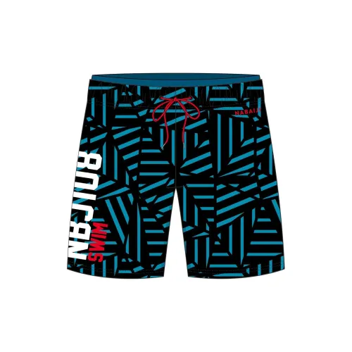 DECATHLON Kids Шорты Детские Черный Неоново-Красный