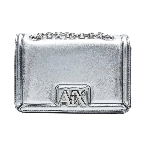 ARMANI EXCHANGEAE ПУ (полиуретан) Сумка на одно плечо Женская серебряная