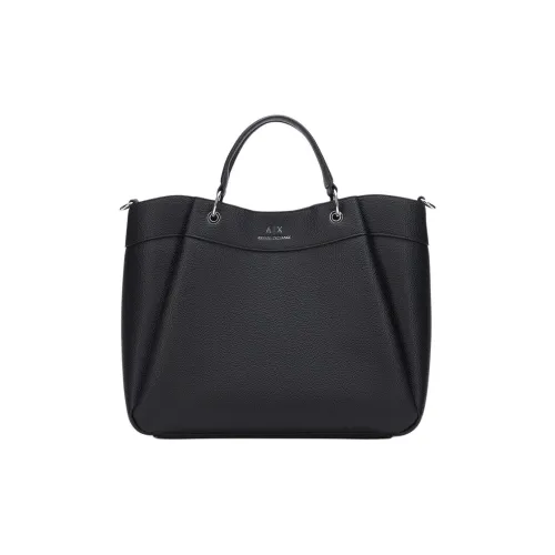 ARMANI EXCHANGEAE ПУ (полиуретан) Синтетическая кожа с искусственной кожей Тоут Сумка Сумка для покупок Сумка Женская Черная