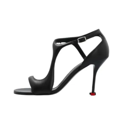 Alexander McQueen One Ремень Сандалии 10 см Женские Черный