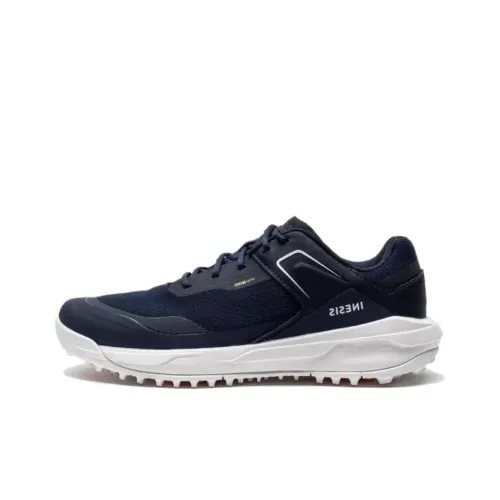 DECATHLON Амортизаторы Шок Устойчивые к истиранию Низкий Топ Обувь для гольфа Женская Темно-синий