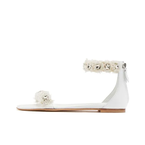 Casadei One Ремень Сандалии Белые Женские