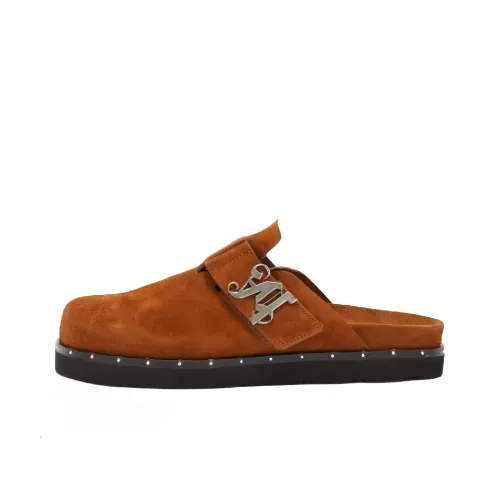 PALM ANGELS Домашние тапочки Мужские Коричневые