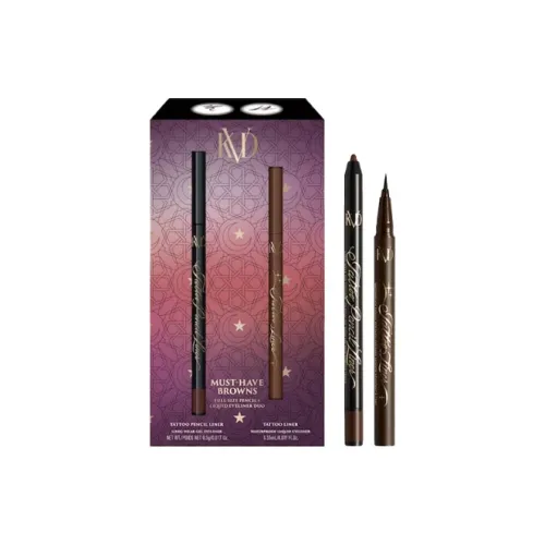 KVD Подводки для глаз Текстура Легкий Естественный Макияж Эффект макияжа #Коричневый 0,5г + #Коричневый 0,55мл