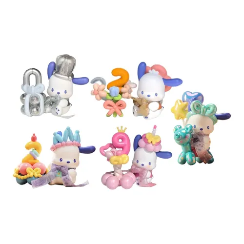 Miniso Sanrio Cinnamoroll Sanrio Pochacco Balloon CARNIVAL совместный модель Вечеринка Украшение Слепые коробки