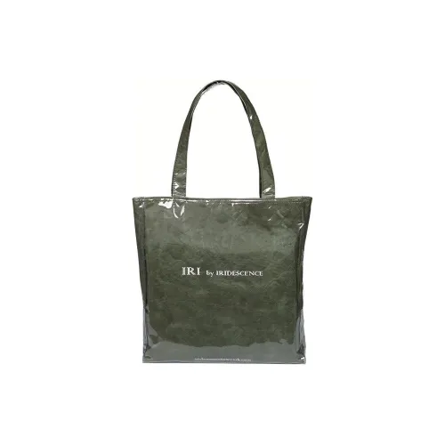 IRI BY IRIDESCENCE PVC Тоут Сумка Сумка через плечо Средняя Женская Яшма Светло-коричневый Черный Серебряный Серый Мятно-зеленый