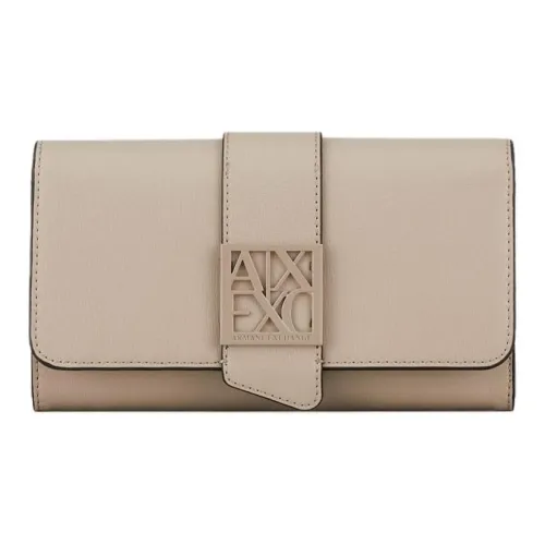 ARMANI EXCHANGEAE ПУ (полиуретан) Клатч Кошелек Женский Абрикос