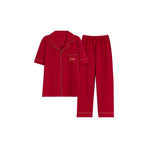 Mulong Family Пижамный комплект Мужской Красный