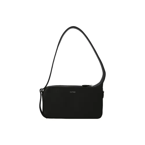 COURREGES Телячья кожа Сумка через плечо Женская Черная